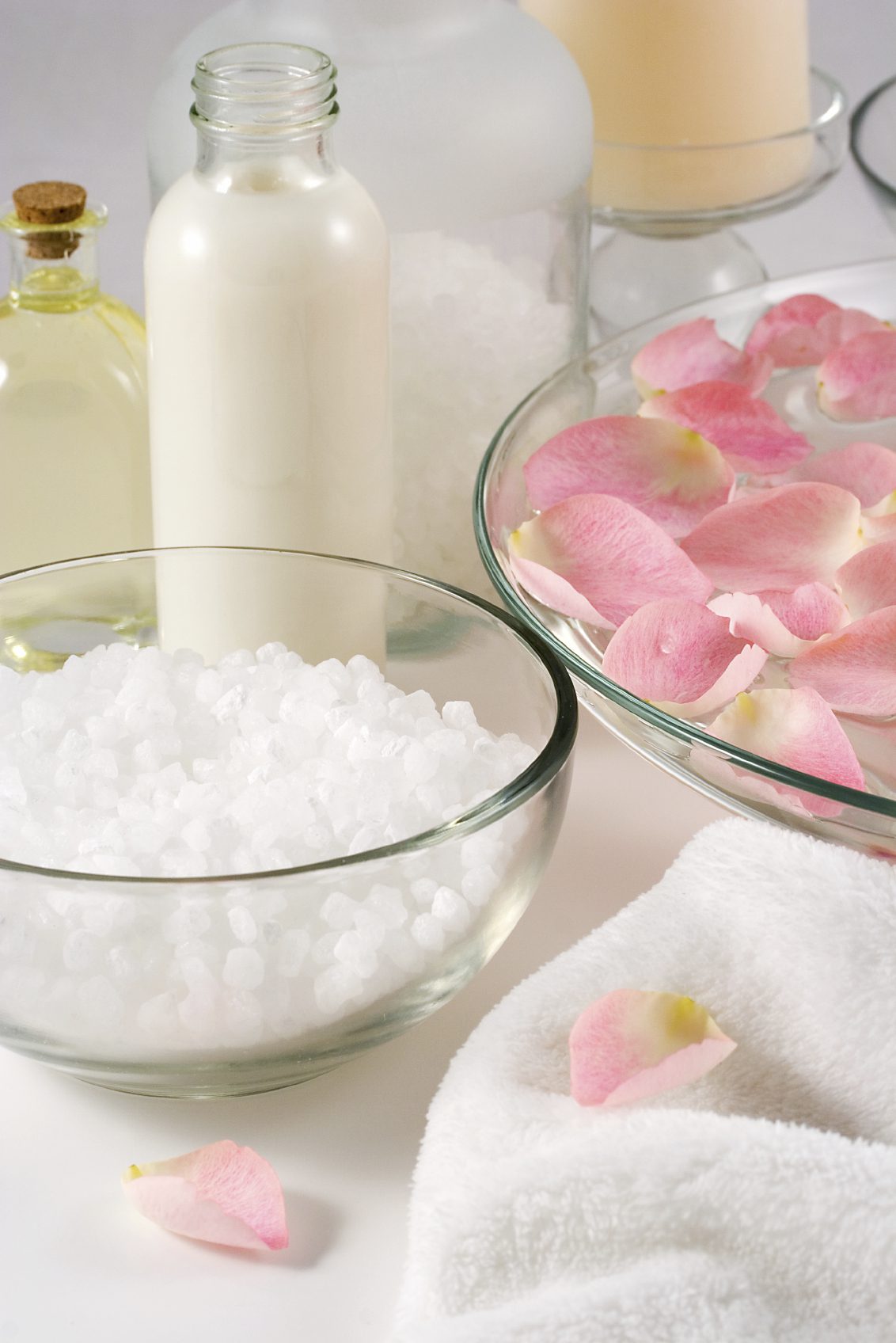 DIY Soothing Rose Bath