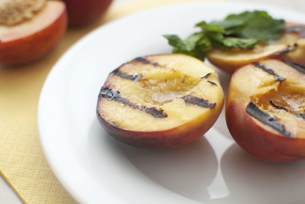 Grilled Stone Fruit with Balsamic Drizzle