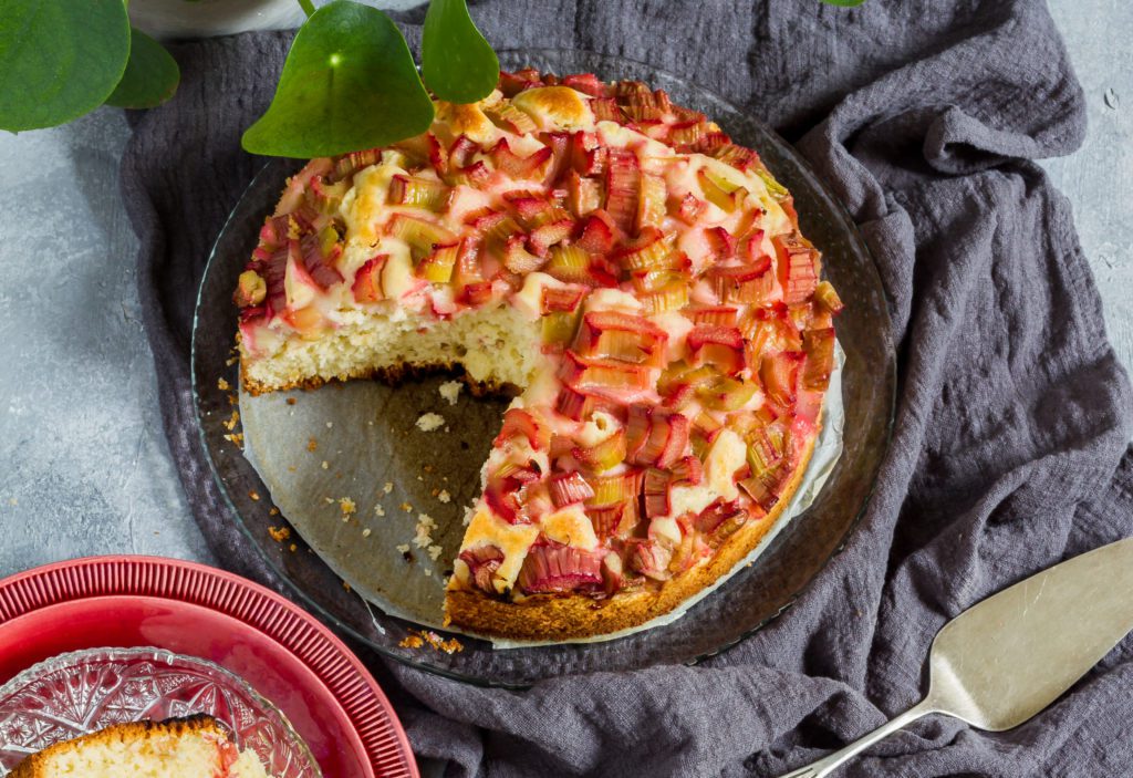 Strawberry Rhubarb Cake Kimberton Whole Foods