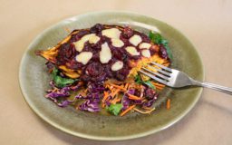 Garnet Yam with Cranberry Chutney