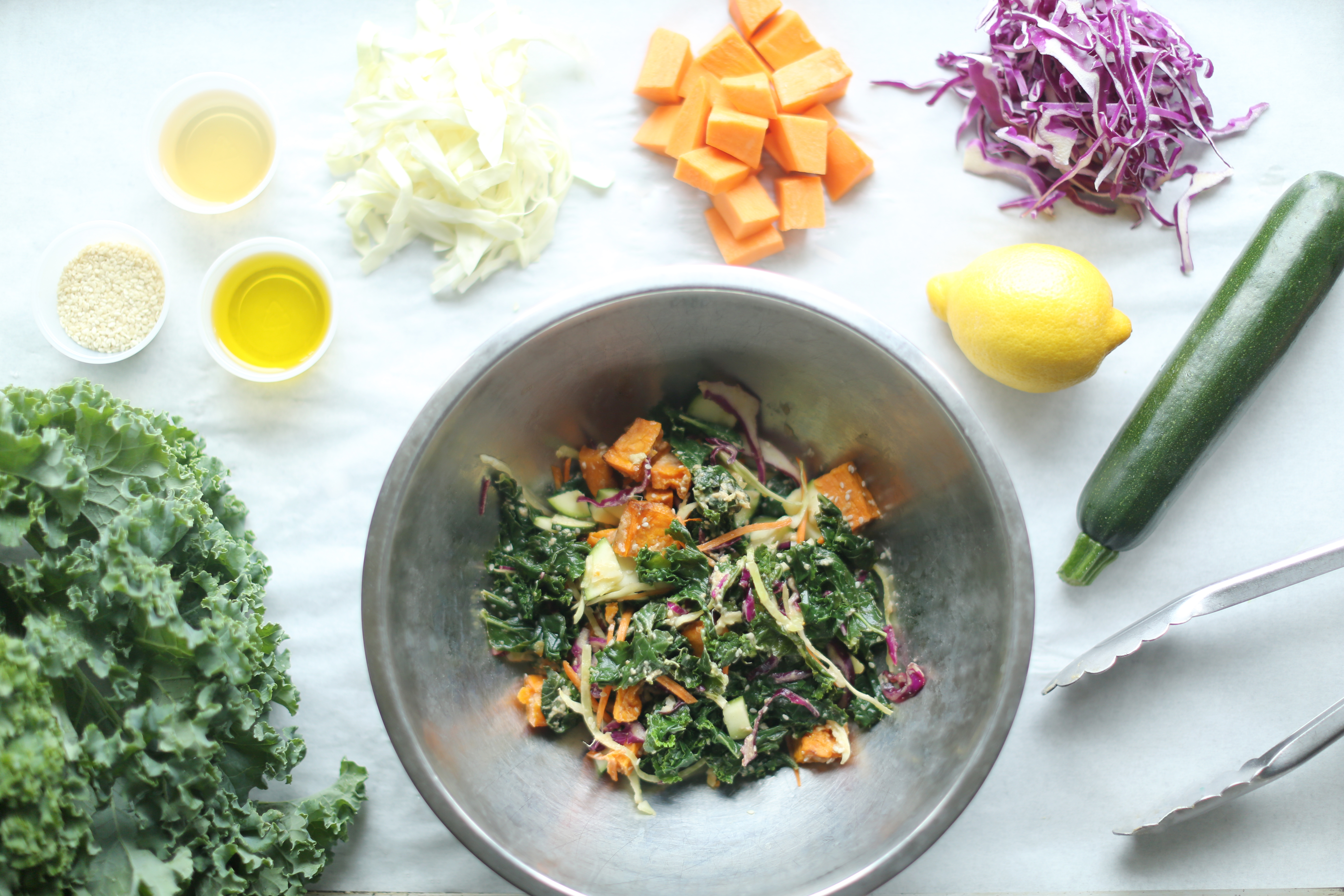 Creamy Kale Salad Kimberton Whole Foods
