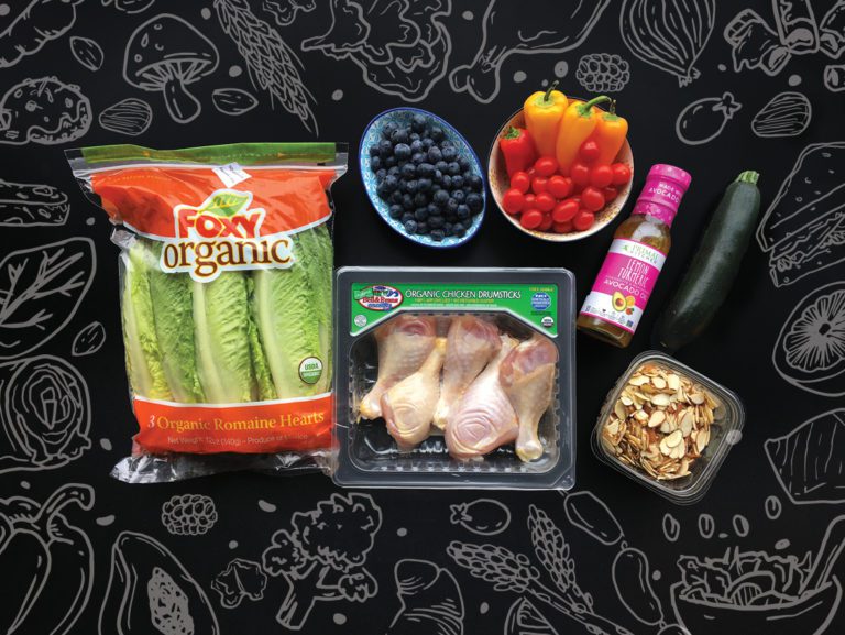 Real Meals Lemon Turmeric Chicken with Rainbow Salad Kimberton Whole