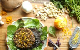 Cashew Citrus Portobello Burger Kimberton Whole Foods Cookbook