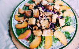 Summer Peach Salad Kimberton Whole Foods