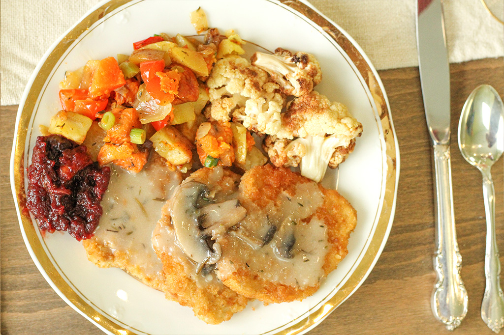 Plant-based Prepared Meal with Vegan Turk'y