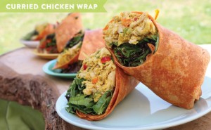 Curried Chicken Wrap  